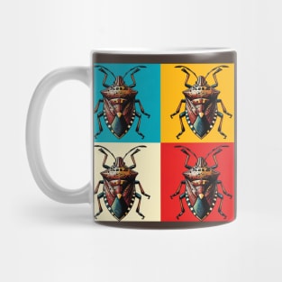 Pop Brown Marmorated Stink Bug Art - Cool Insect Mug